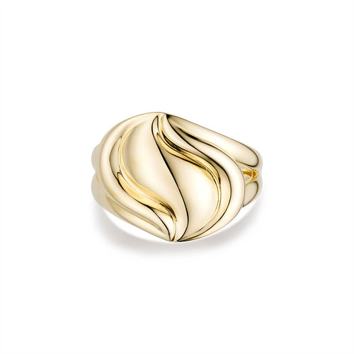 Womens flower/wave fashion ring-ring-lirysjewelry