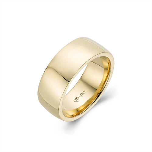 Flat Comfort Fit Wedding Bands – Liry's Jewelry