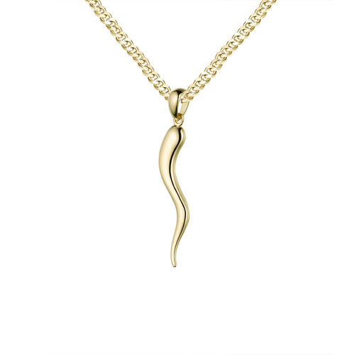 Italian horn-pendant charm-lirysjewelry