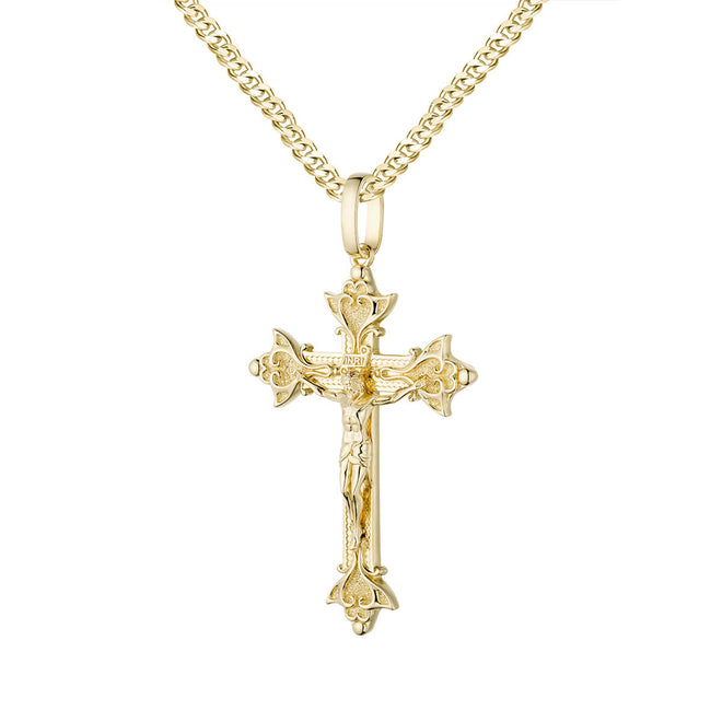 Vintage style crucifix-pendant charm-lirysjewelry