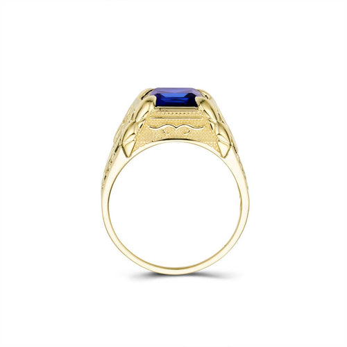 Large Emerald Cut stone ring-ring-lirysjewelry