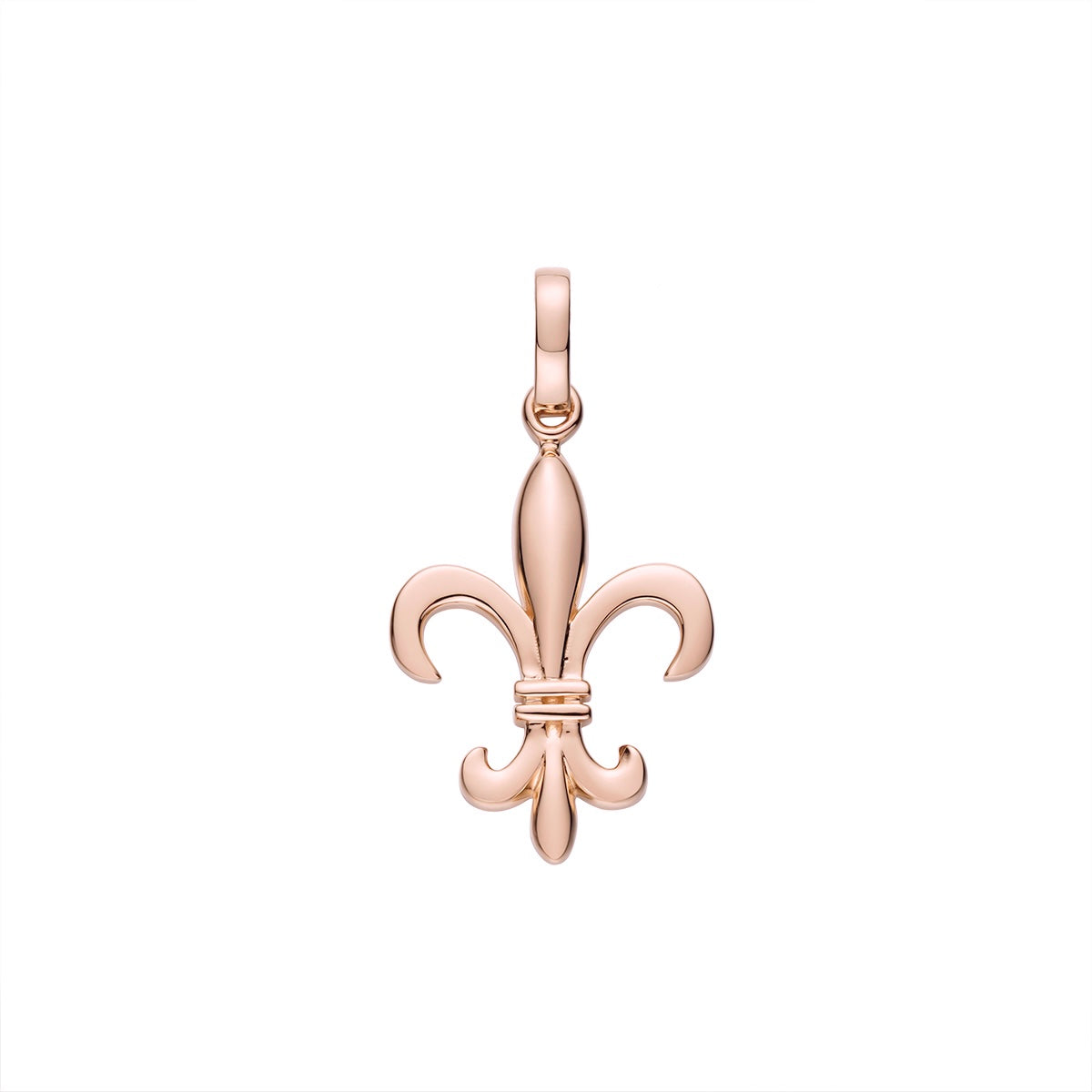 Rose gold fleur on sale de lis necklace