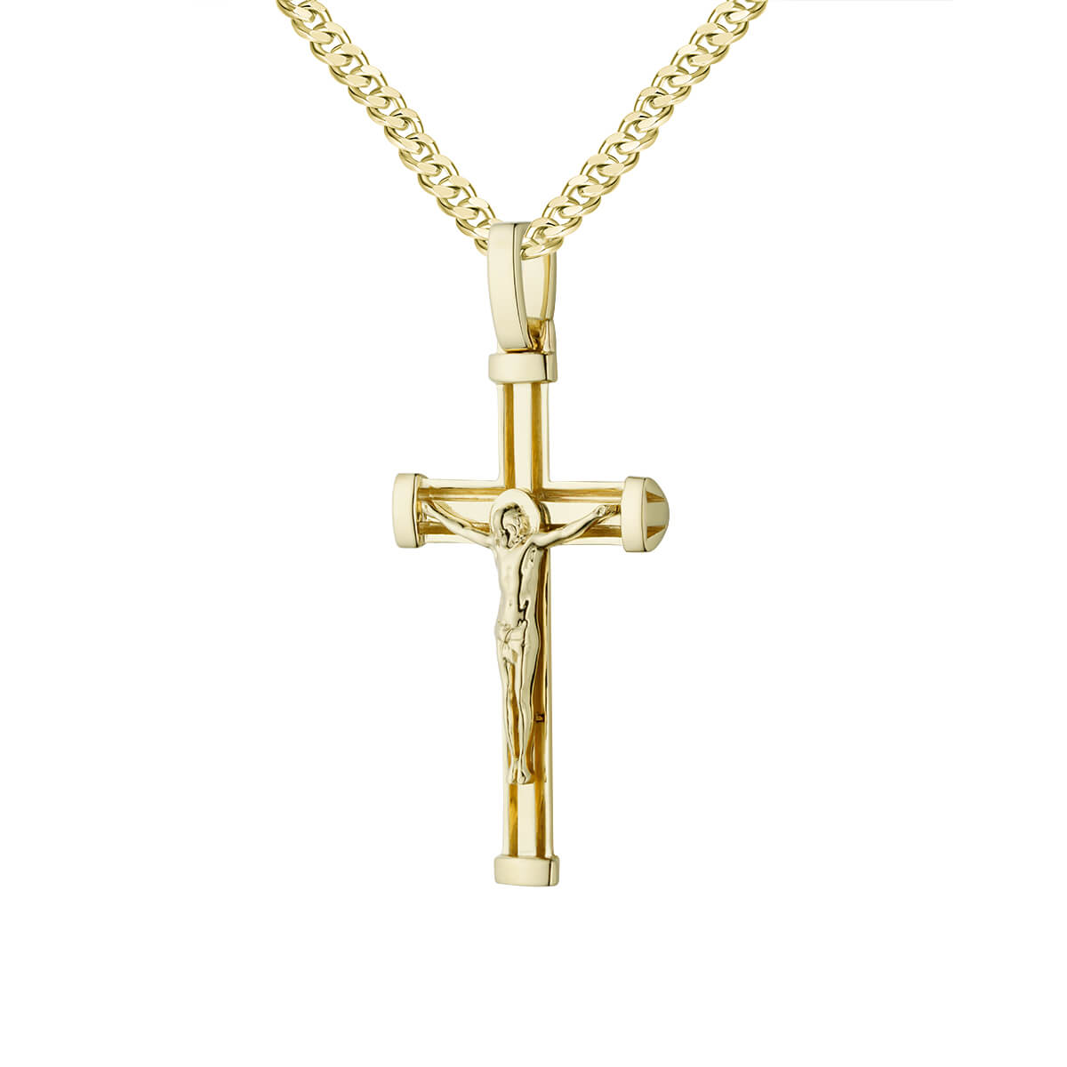 Sanctum Beam Crucifix | Gold & Silver | Liry's Jewelry