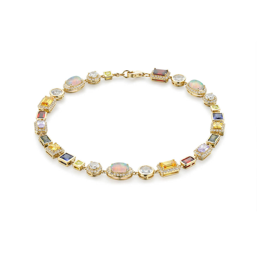 OBJ Inspired Multi Stone Custom Bracelet-bracelet-lirysjewelry