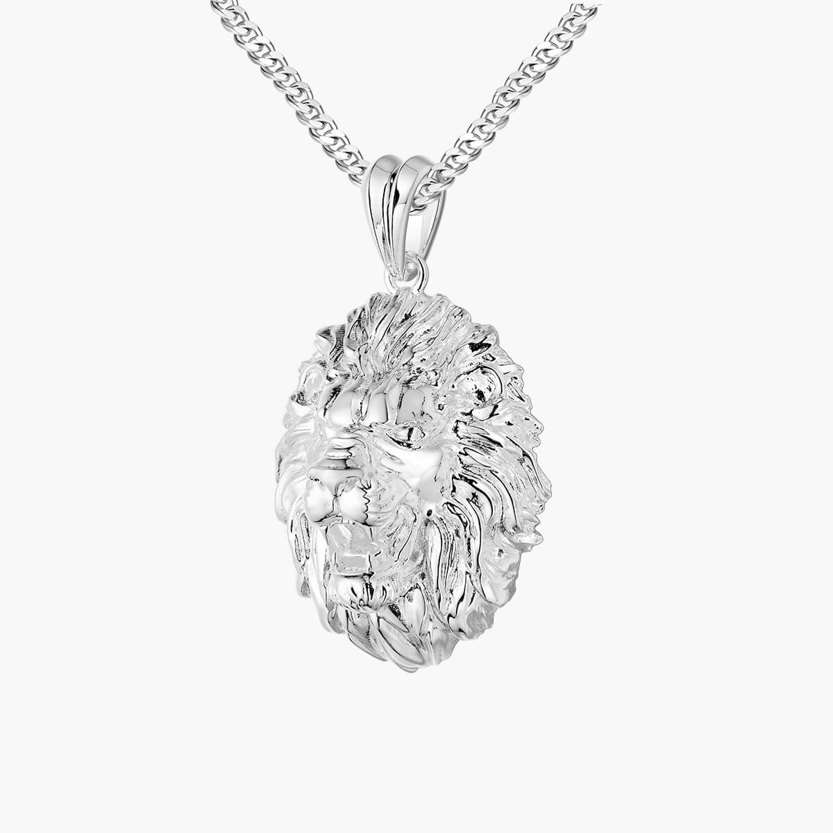 Face of Lion charm Pendant sale 925 Sterling Silver