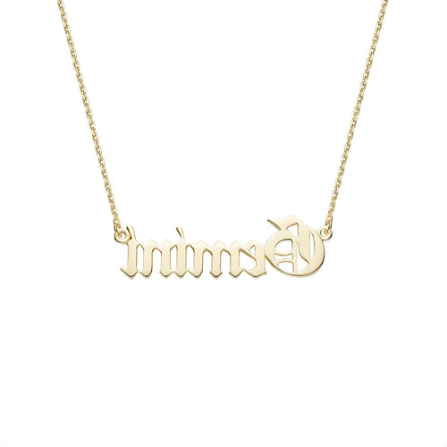 Zodiac Sign Charm and Chain name plate-pendant charm-lirysjewelry