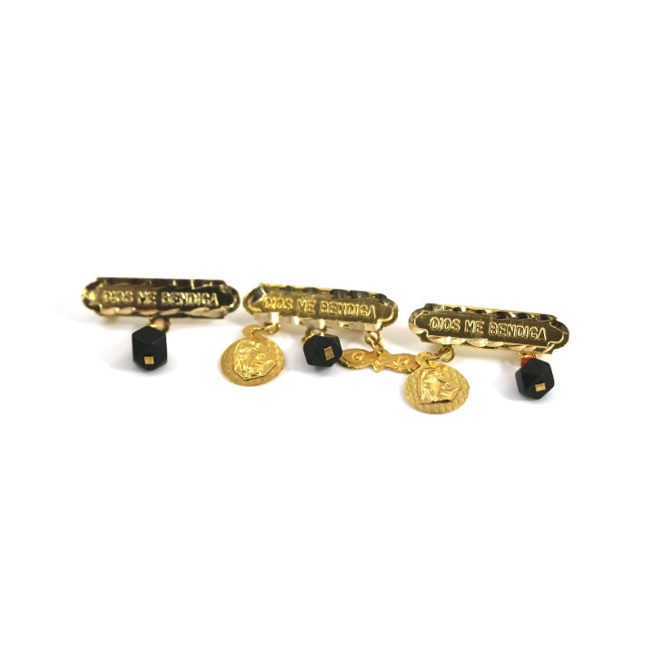 14kt Yellow Gold "Dios Me Bendiga" Pin-lirysjewelry