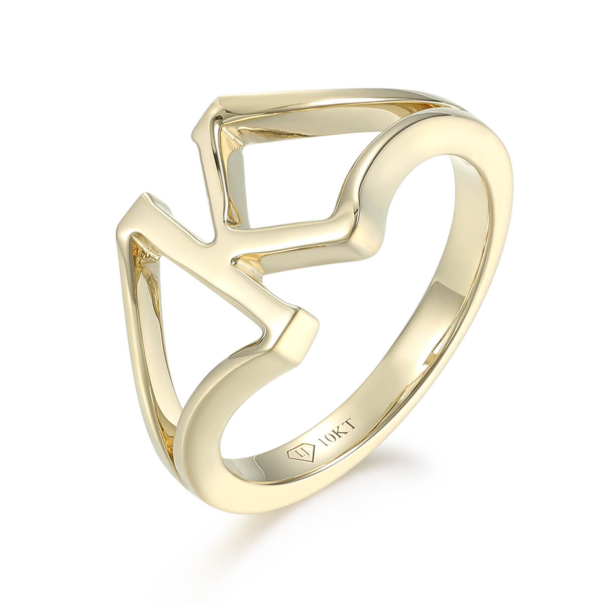 Initial rings | 10kt/14kt Gold or Silver | Liry's Jewelry