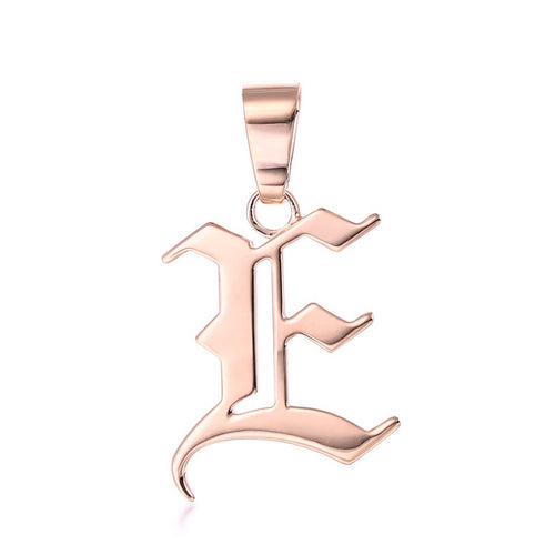 Old English Letter Charm