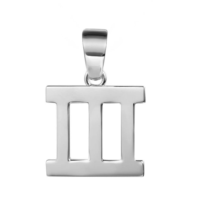 Customizable Roman Numeral Charm