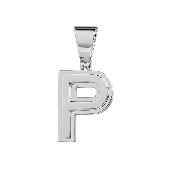 Colgante de letras de doble capa