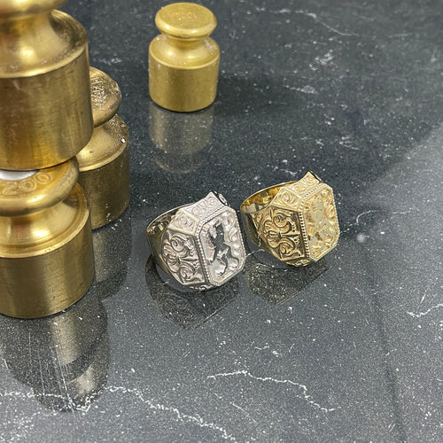 medieval lion ring-ring-lirysjewelry