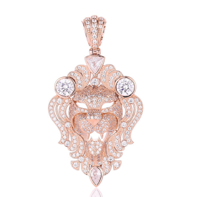 Radiant Mane Lion Pendant