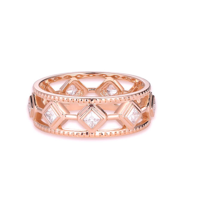 Diamond Rhombus Ring