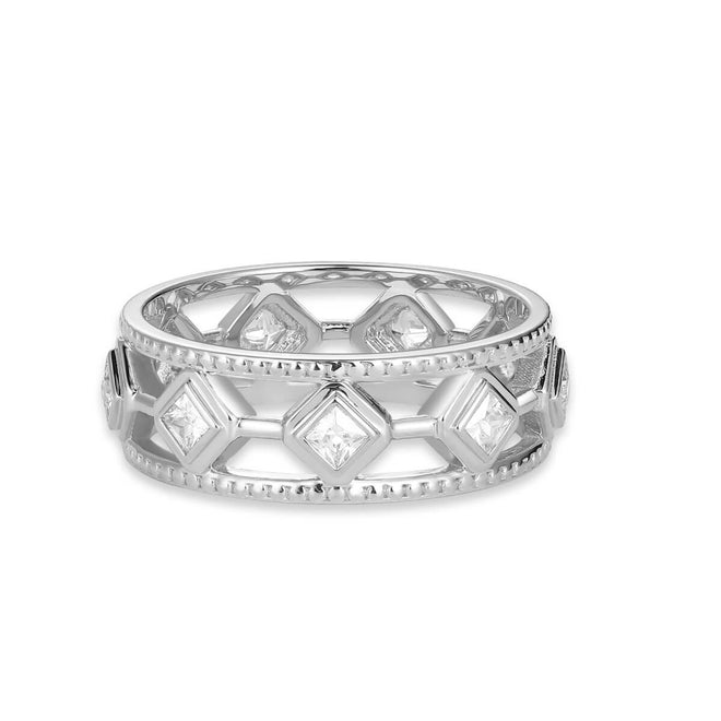 Diamond Rhombus Ring