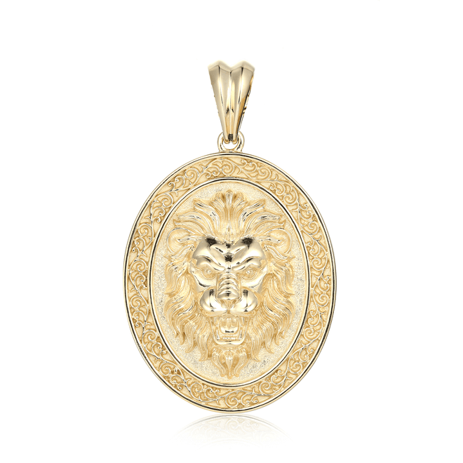 Lion Portrait Pendant