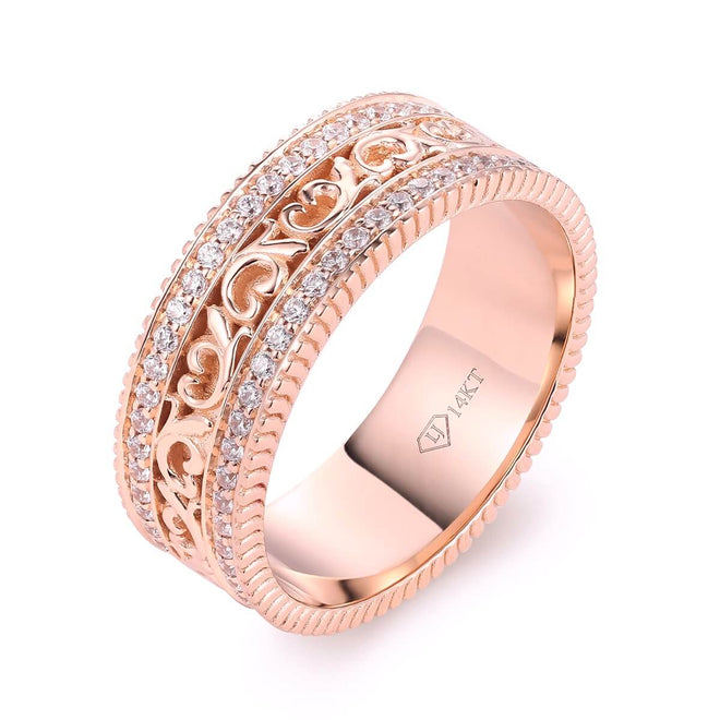 Double Row Lace Ring