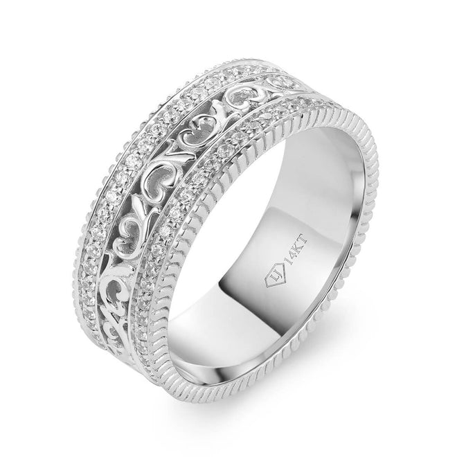 Double Row Lace Ring