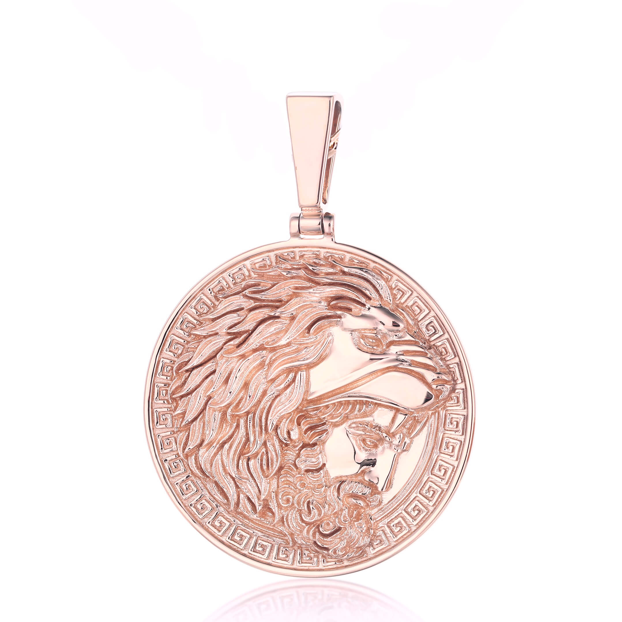 Hercules fighting with lion Pendant, Coin Pendant, Hercules Pendant, Lion popular Pendant, Men Hercules Pendant, Gift for him, Men gift pendant