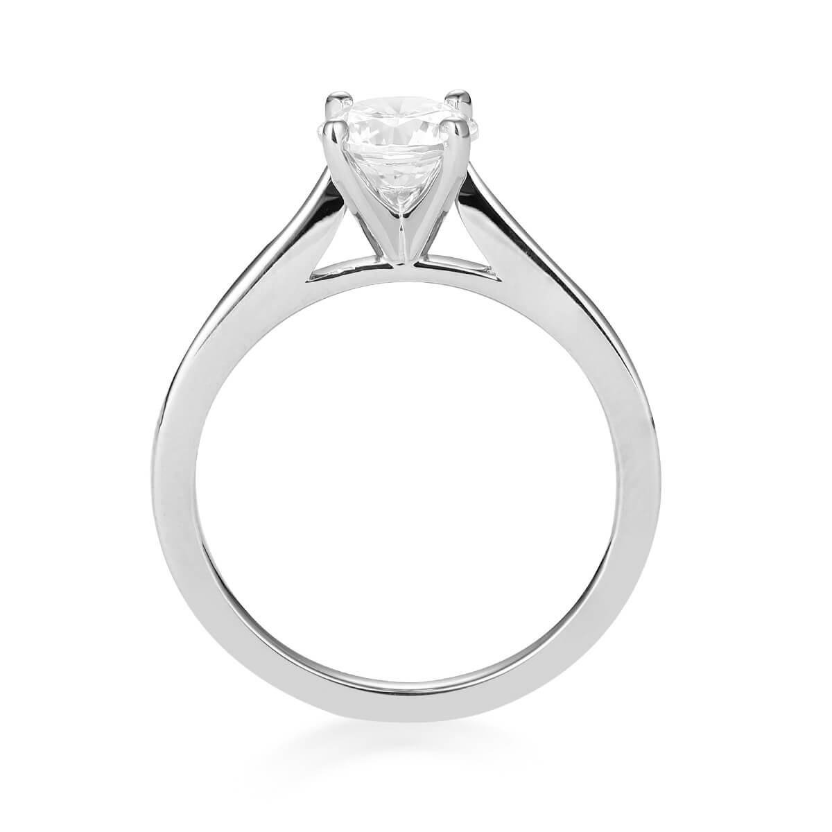 Cathedral solitaire diamond on sale ring