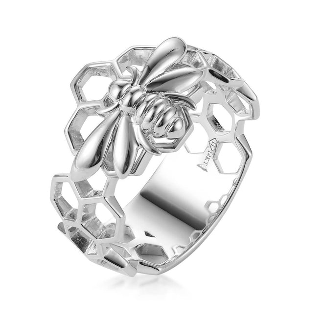 Honeycomb Bee Ring