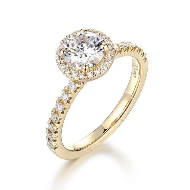 Royal Halo Diamond Engagement Ring