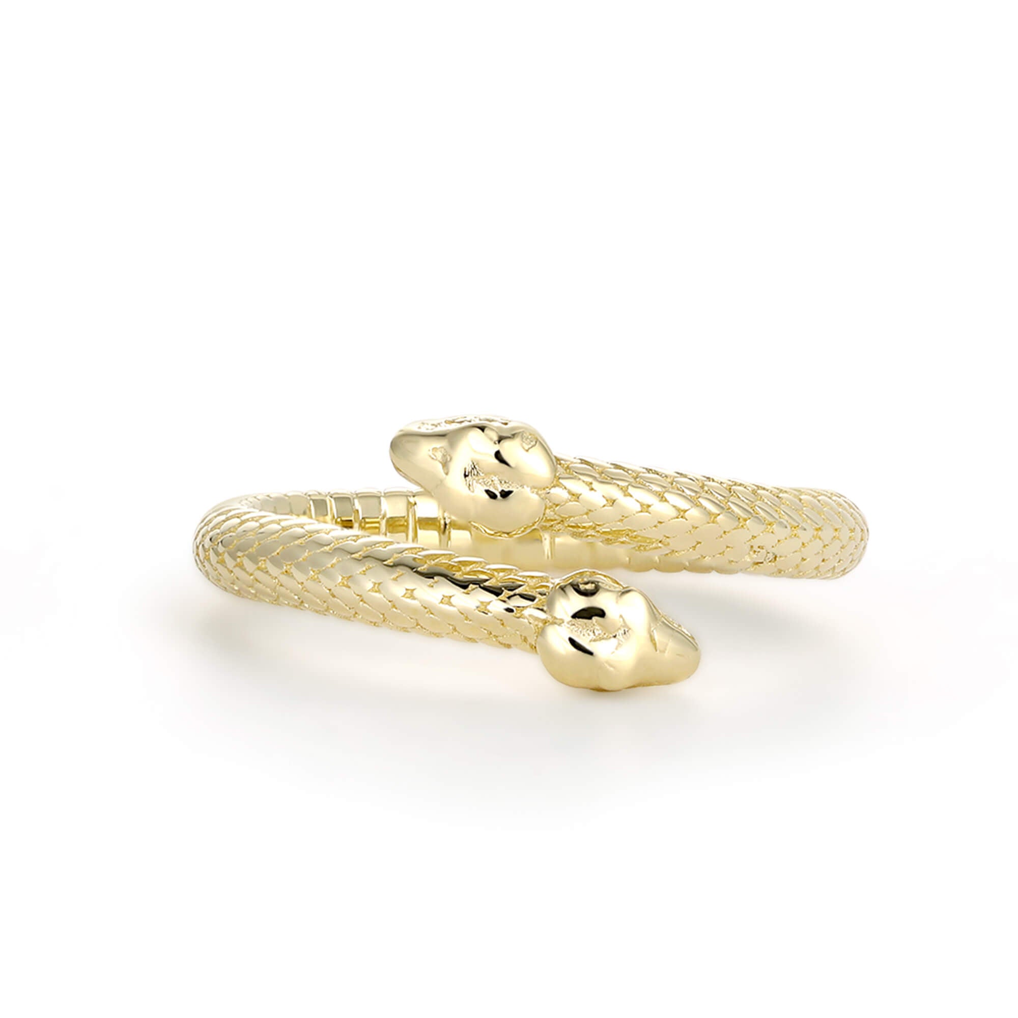 Gold Snake Ring | LWSilver