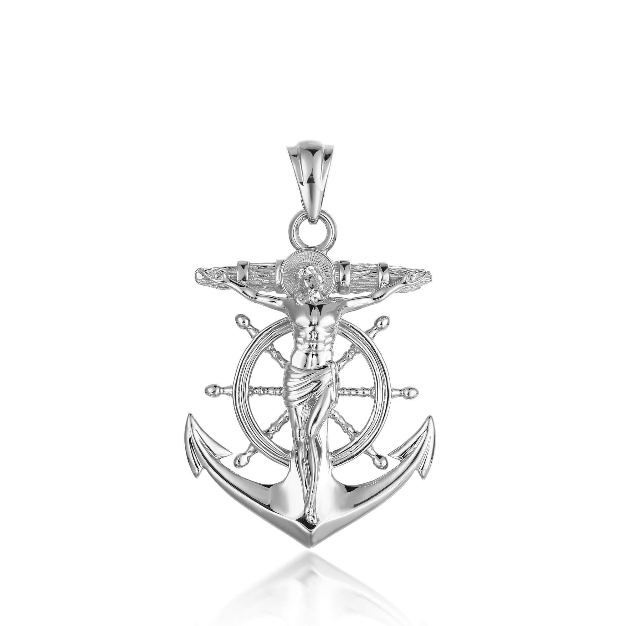 Crucified Jesus with Anchor