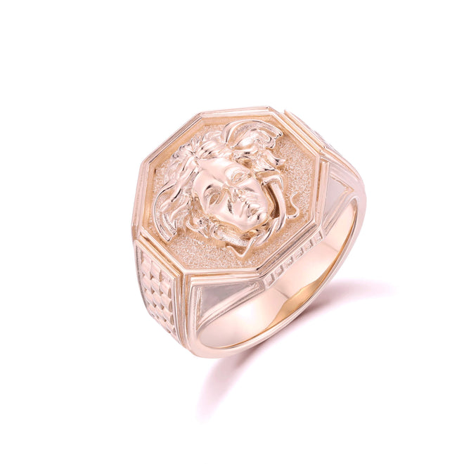 Checkerboard Medusa Ring