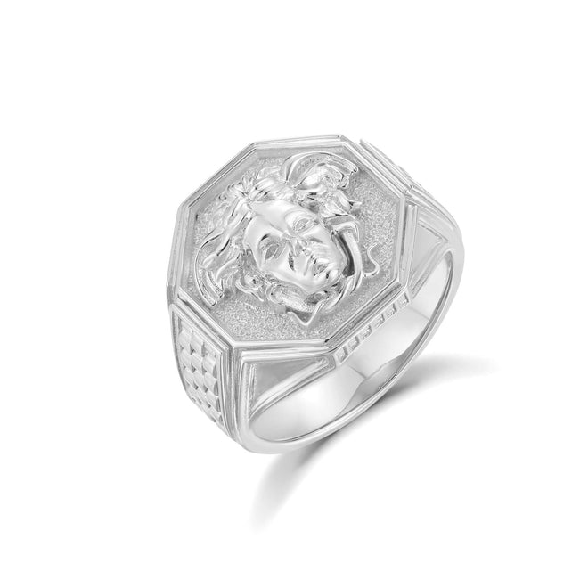 Checkerboard Medusa Ring