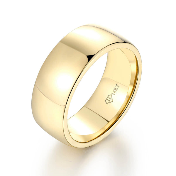 8.9mm Men's Classic Wedding Band