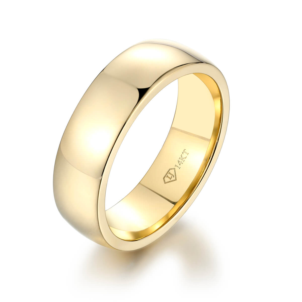 7.7mm Men's Classic Weddin | 10kt–18kt Gold | Liry's Jewelry