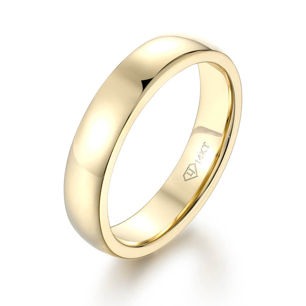 Alianza de boda clásica para hombre de 4,7 mm