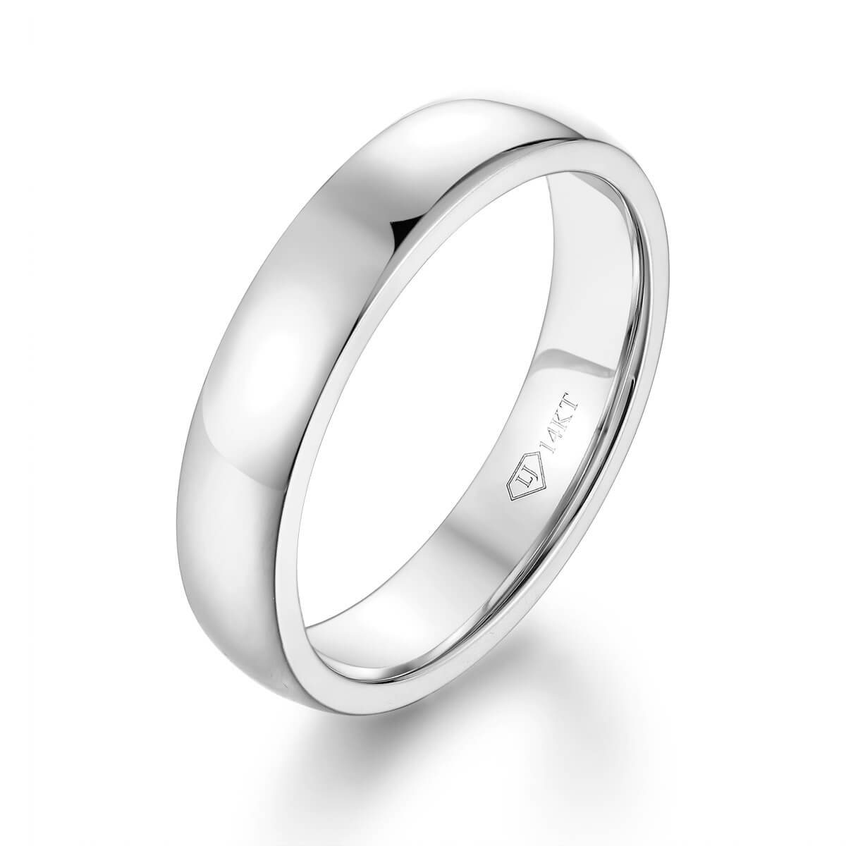 4.7mm Men's Classic Wedding Ring | 10kt–18kt Gold | Liry's Jewelry