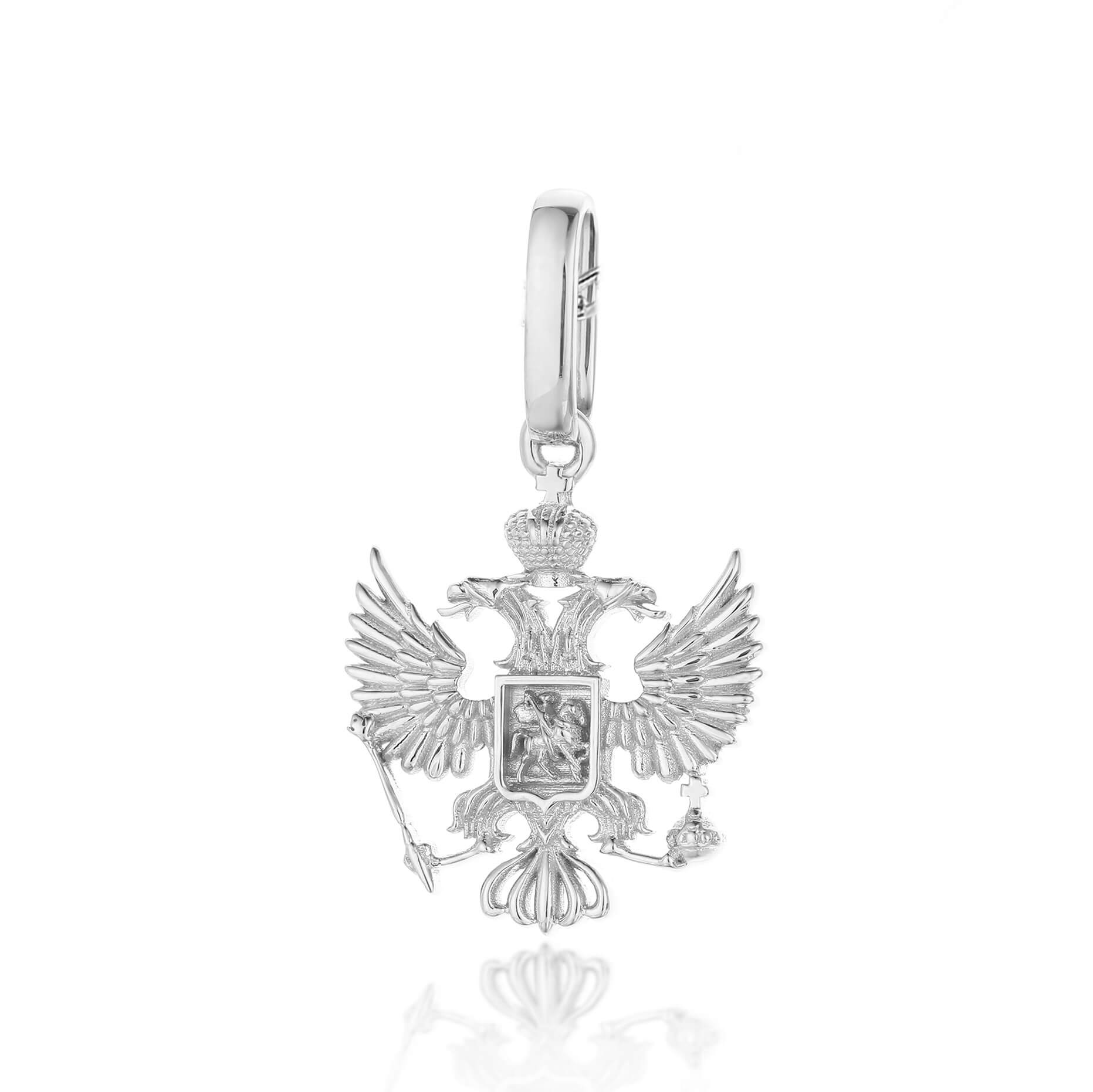 S925 sale Double Headed Eagle Pendant