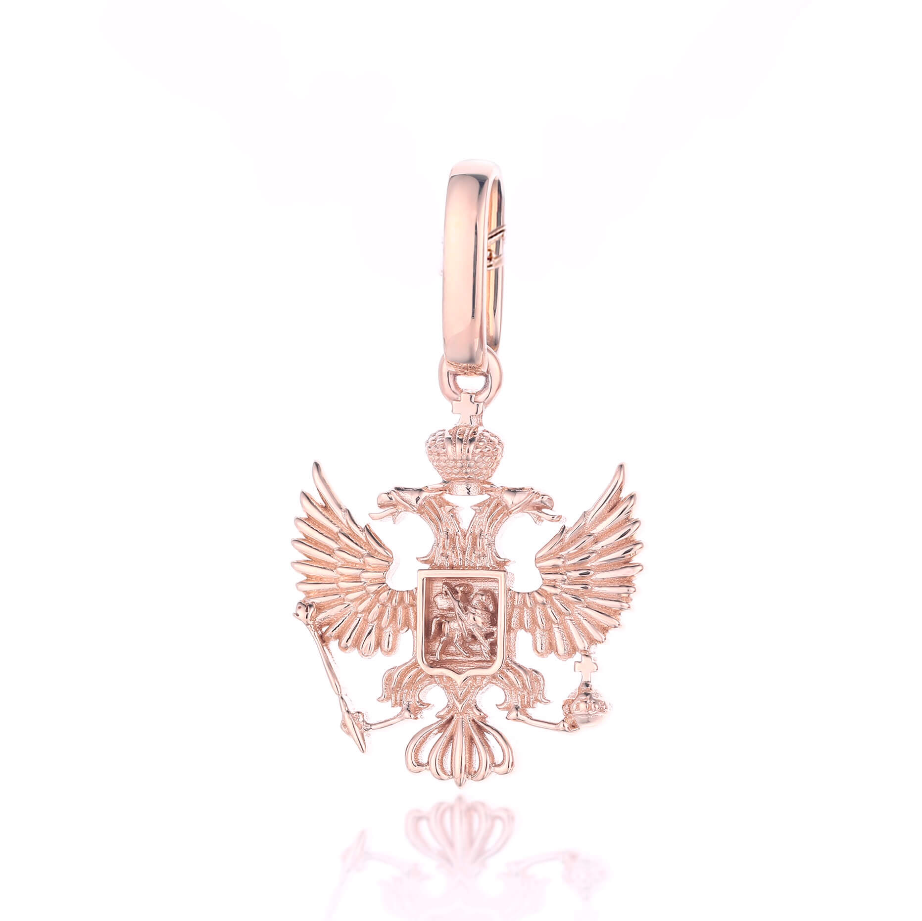 S925 sale Double Headed Eagle Pendant