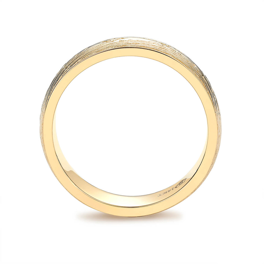 Wood Grain Ring | 10kt/14kt/18kt Gold | Liry's Jewelry