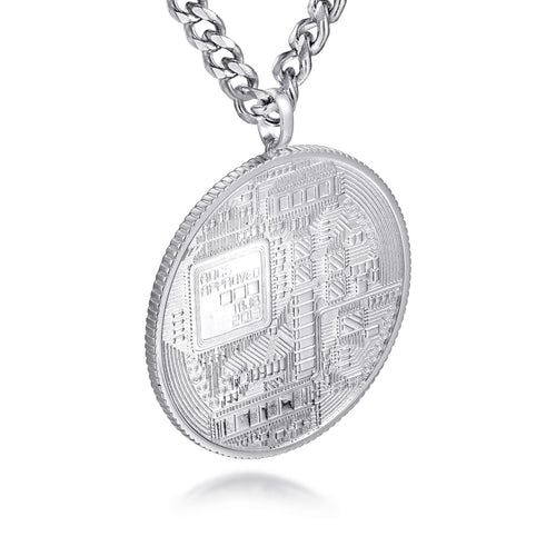 Bitcoin Pendant and Charm Solid gold or silver-pendant charm-lirysjewelry