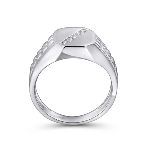 Diagonal Diamond Signet Ring-ring-lirysjewelry