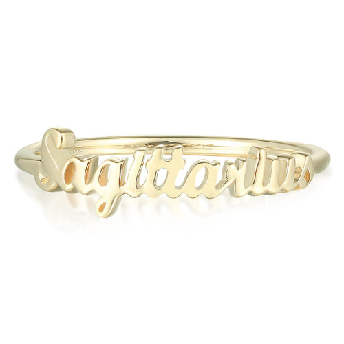 Anillos pequeños y finos con signos del zodíaco – Liry's Jewelry