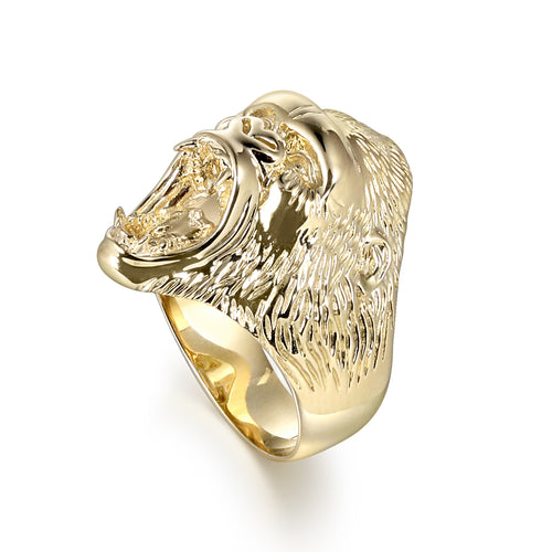 Gorilla Face Ring-ring-lirysjewelry
