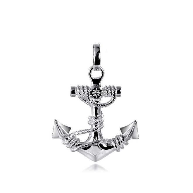 Anchor & rope charm-pendant charm-lirysjewelry