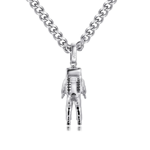 Galaxy Astronaut Necklace with pendant