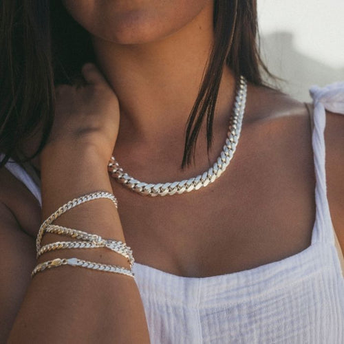 Sterling silver miami cuban link chains-chain-lirysjewelry