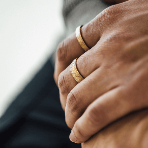 Caliga Ring Calico Ring | 10kt/14kt/18kt Gold or Silver | Liry's Jewelry
