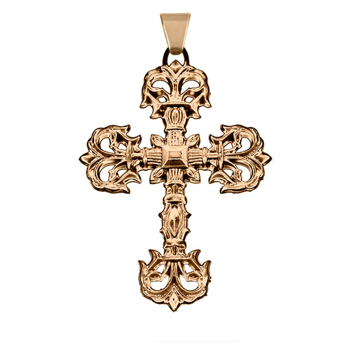 Victorian cross-pendant charm-lirysjewelry