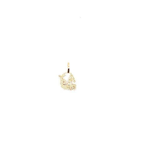 14k real gold Capricorn charm 0.5g-pendant charm-lirysjewelry