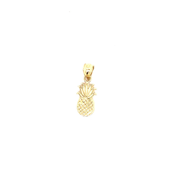 14k solid gold pineapple charm 1.0g-pendant charm-lirysjewelry