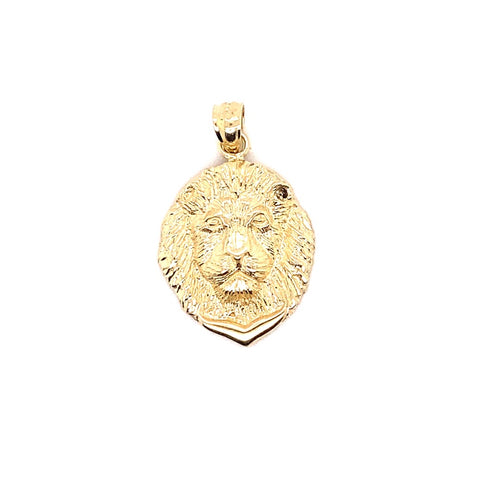 14k genuine gold lion 4.1g-pendant charm-lirysjewelry