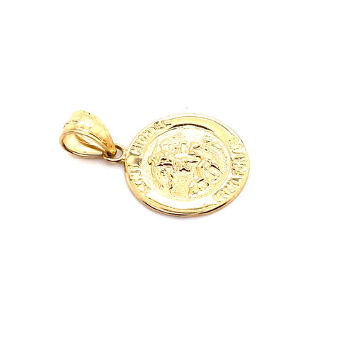 14k real gold st Michael 1.3g-pendant charm-lirysjewelry